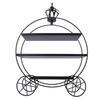 3 Tier Cupcake Stand Holder Iron Dessert Table Display Stand for Wedding Afternoon Tea Donuts Cookies Fruit Black