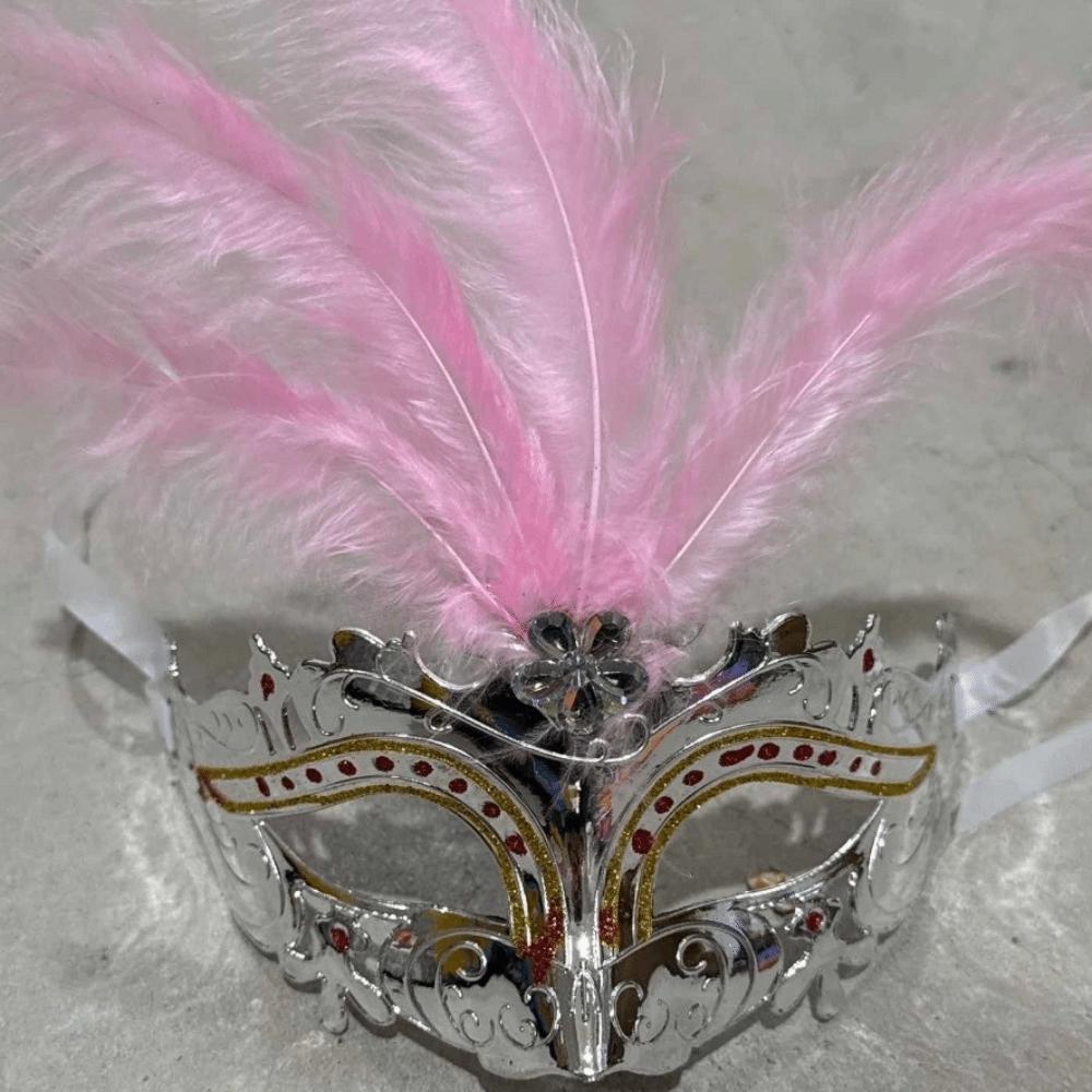 Partyzubehör LED leuchtende Maske Aufleuchtende Venedig Masken Maskenball Maske Feder Schmetterling Maske Geschenk