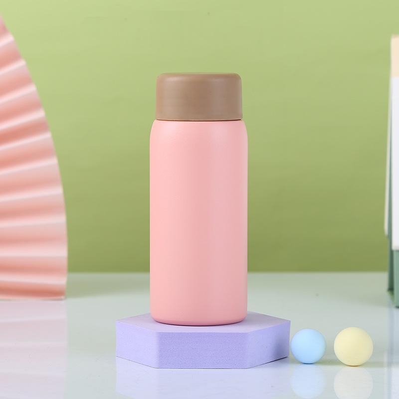 150ml Stylish Portable Stainless Steel Mini Thermos Cup for Women Creative Cute Travel Water Bottle Fashion Pocket Insulated Mug