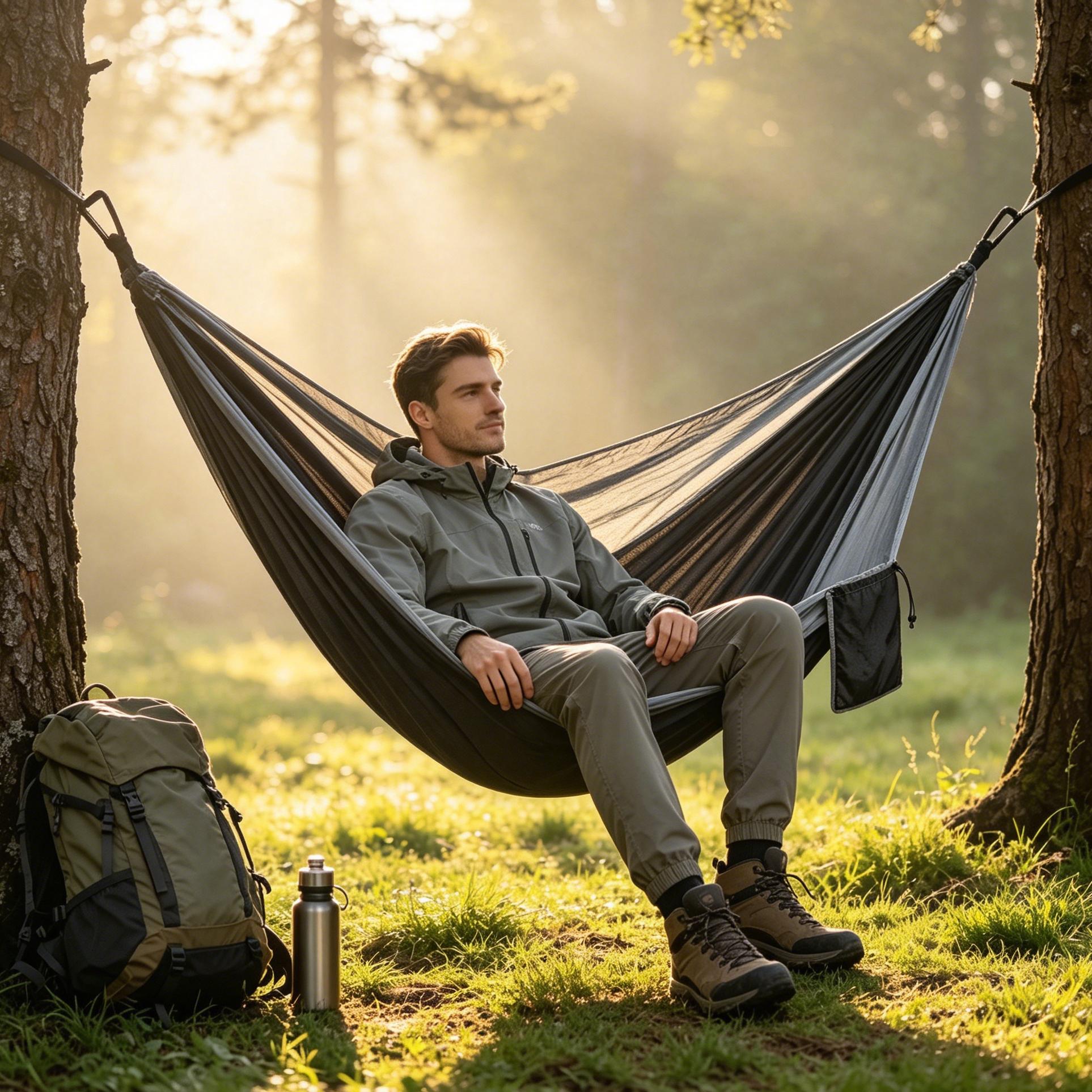 140×270cm Camping Hammock 200×300cm Folded Hammock 140×270cm