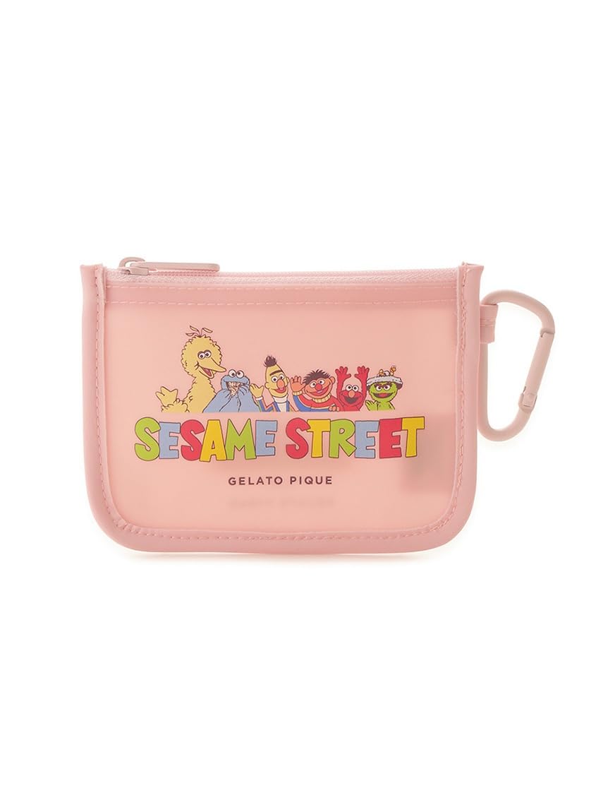 Gelato Pique Sesame Street Pouch PWGB261663 Pink Free Size One-Point Women s