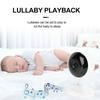 Indoor Security Camera Toddler Breathing Sound Detection 2.8 Inch LCD Display 2 Way Talk Pet Camera for Home