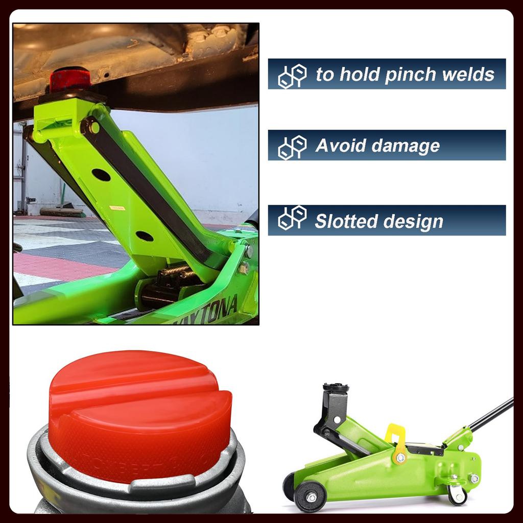 Jack Pad Red Polyethylene Floor Slot Car Rubber Jack Pad Frame Protector Adapter Jack