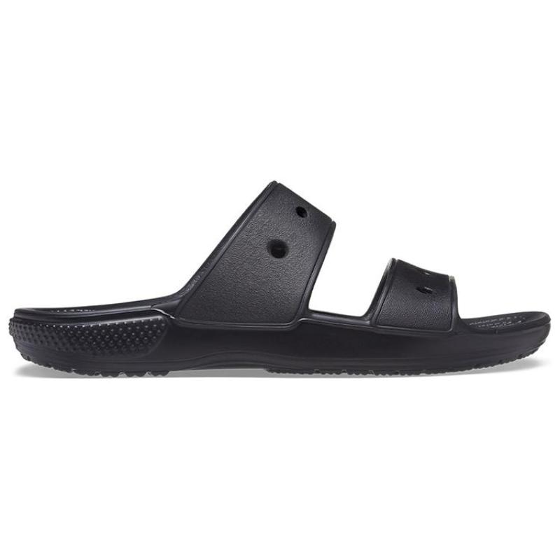 Crocs Comfortable Casual EVA Leather Spliced Non-Slip Shoes Unisex Black