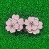 Golf Training Aids Golf Putting Alignment Pink Flower Golf Hat Clip Hat Marker Ball Position Mark