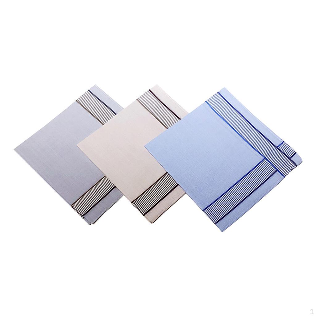 Cloth Men Handkerchiefs Hanky Kerchief Pocket Square Hankies for Grooms Weddings