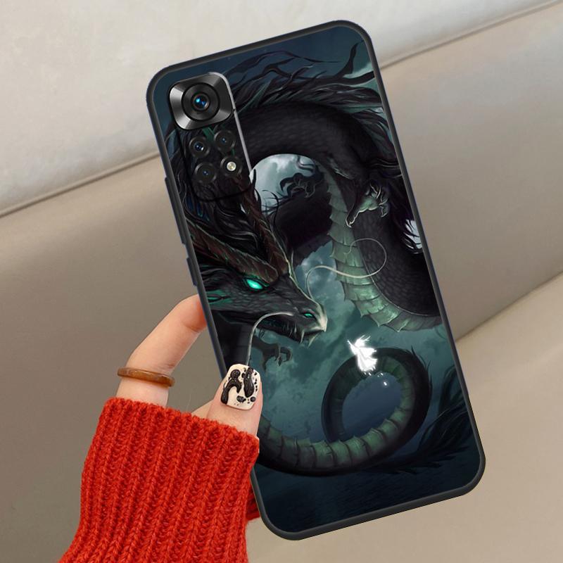 Dragon Cool Art Case For Xiaomi Redmi Note 14 13 12 11 10 15 Pro Plus Cover For Redmi 15 15C 12C 10C 13C 14C