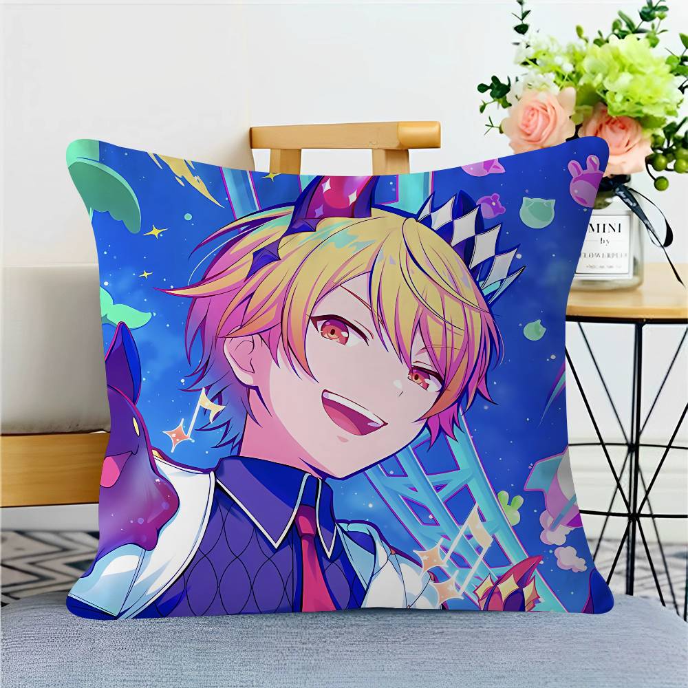 Ensemble Stars T-Tenma-Tsukasa Подушка Подарки Домашний Офис Мебель Спальня Диван Автомобильная Наволочка Чехол 45x45см 12x12Inch