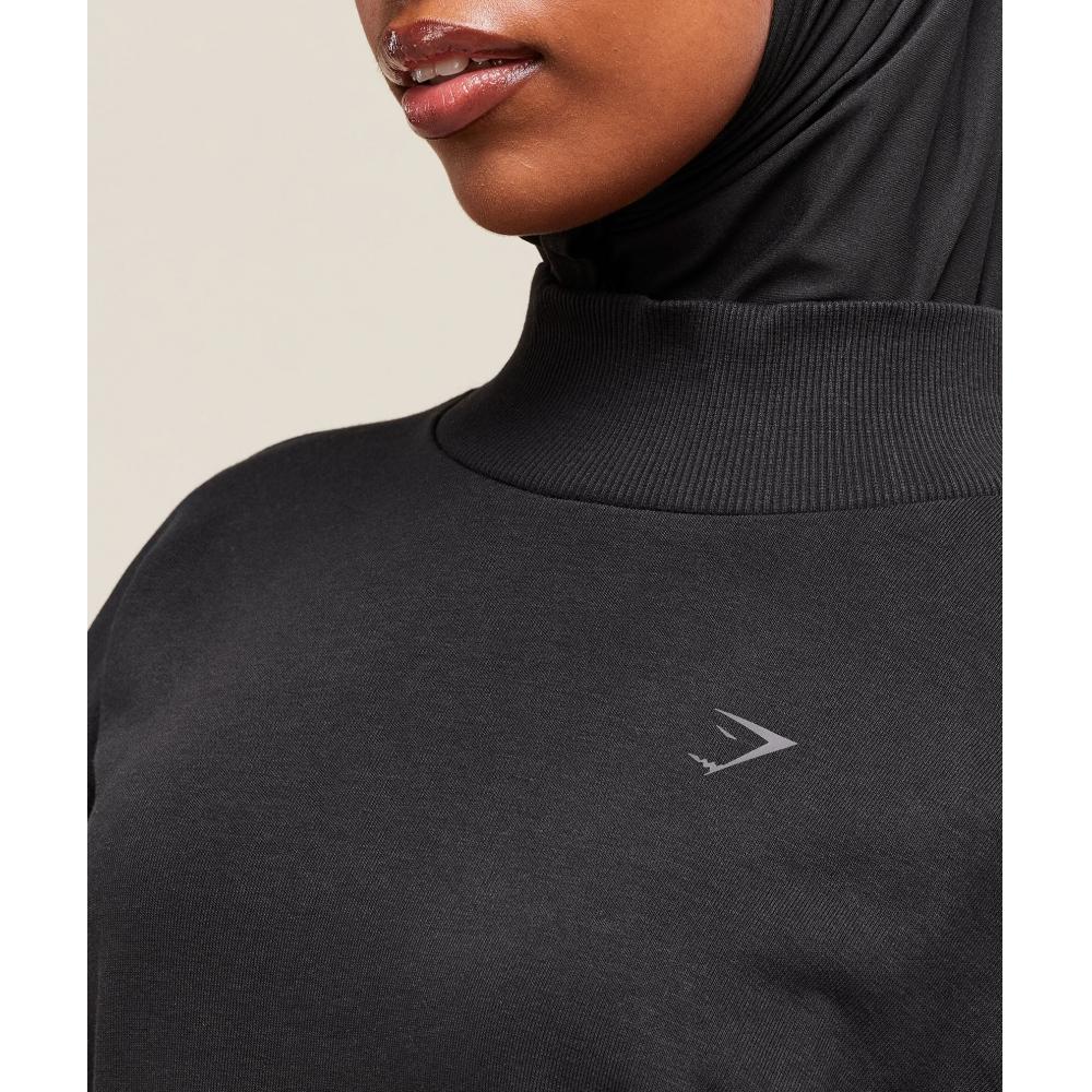 Gymshark Covered Pullover Black B2c5p Bb2j