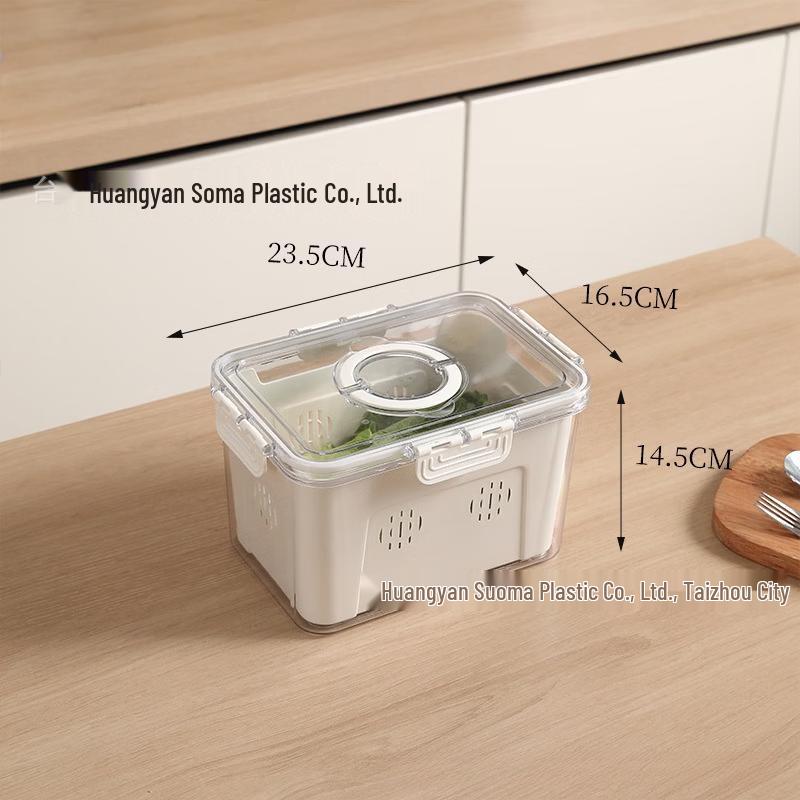 

ZISIZ Multi-functional Draining Divided Storage Box