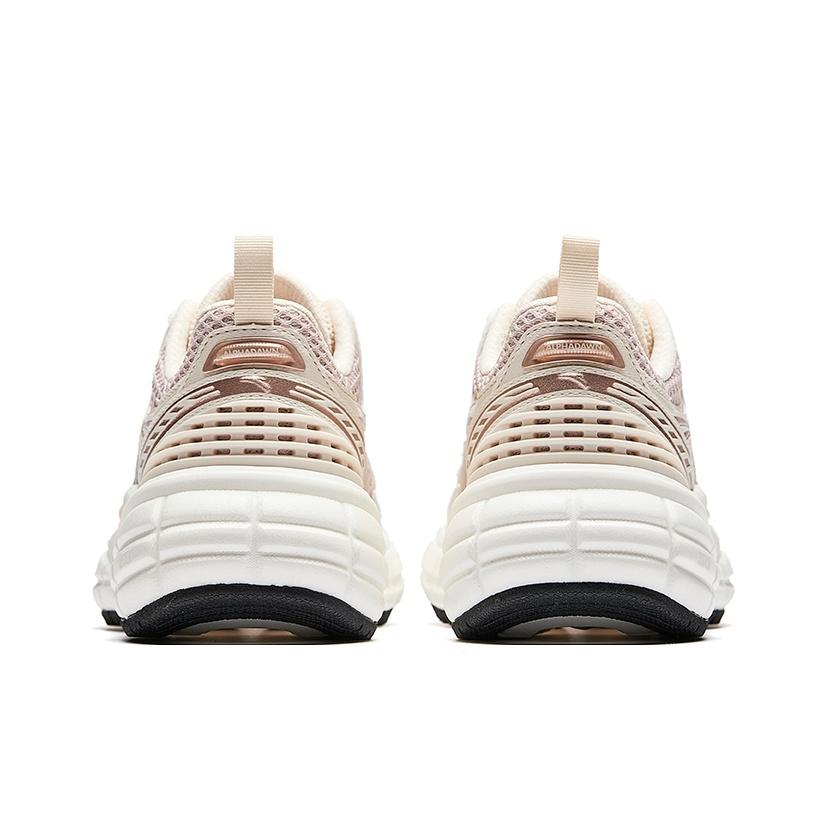 Anta Dawn Retro Trendy Fashion Breathable Lightweight Low-Top Casual Shoes Women Casual Shoes Lotus-Gray 122548801-14