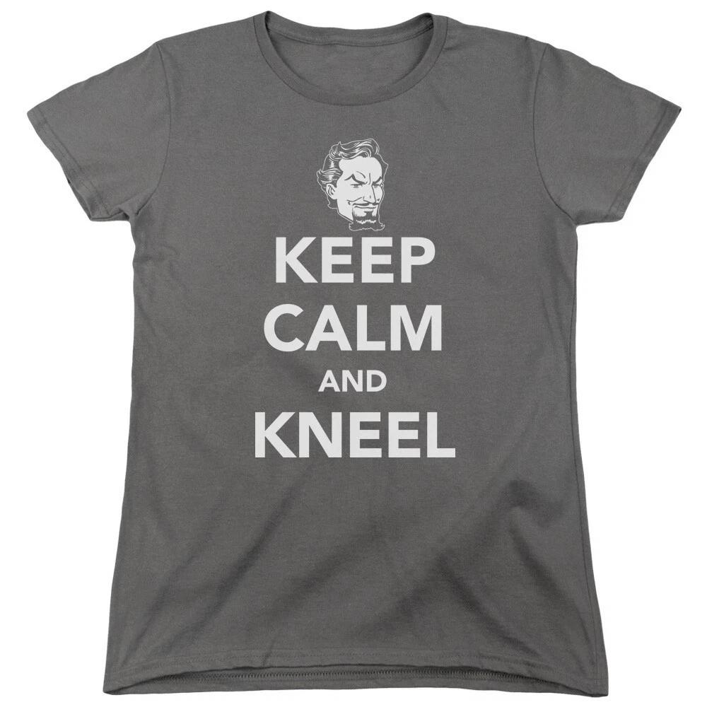 Superman  Keep Calm And Kneel  Women s T-Shirt L