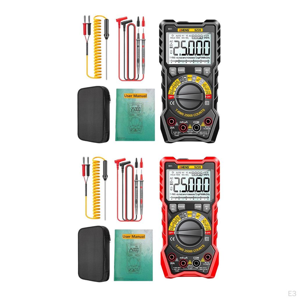 Advanced Digital Multimeter with Bright LED Display for Electrician Repairs