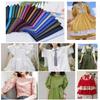 140x100cm Gewaschene Baumwoll-Popeline Stoff Einfarbige Steppmaterial für Bettwäsche-Sets & Kinderkleidung Kleid DIY Nähen Futter