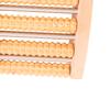 Promise thickened large non-slip solid wood roller rubbing sole massager, five rows of plastic sole foot rows