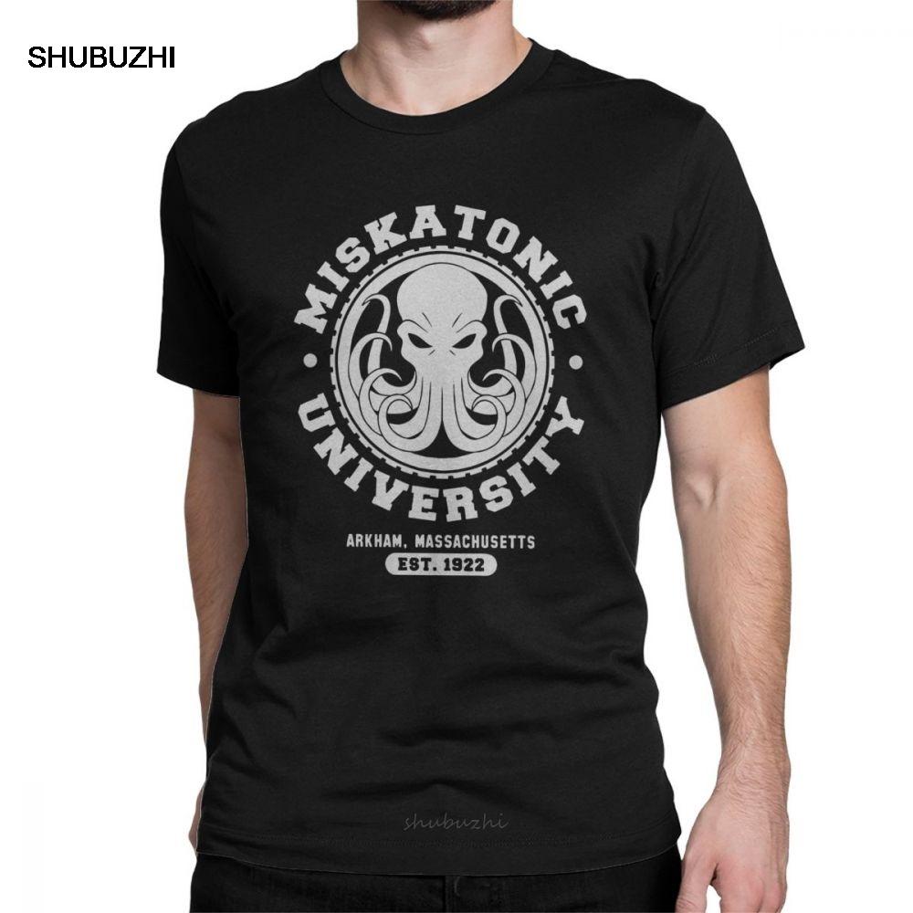 Miskatonic University Men's T Shirt Necronomicon Call Of Cthulhu Cthulu Lovecraft Novelty T-Shi