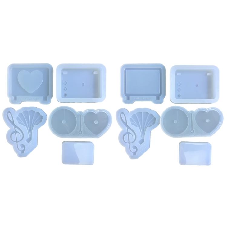 Quicksand Silicone Mold Epoxy Jewelry Mold for Resin Casting Photo Frame Mold
