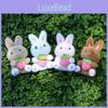 Plush Bunny Keychain With Strawberry Design For Girls Gift And Bag Decoration
