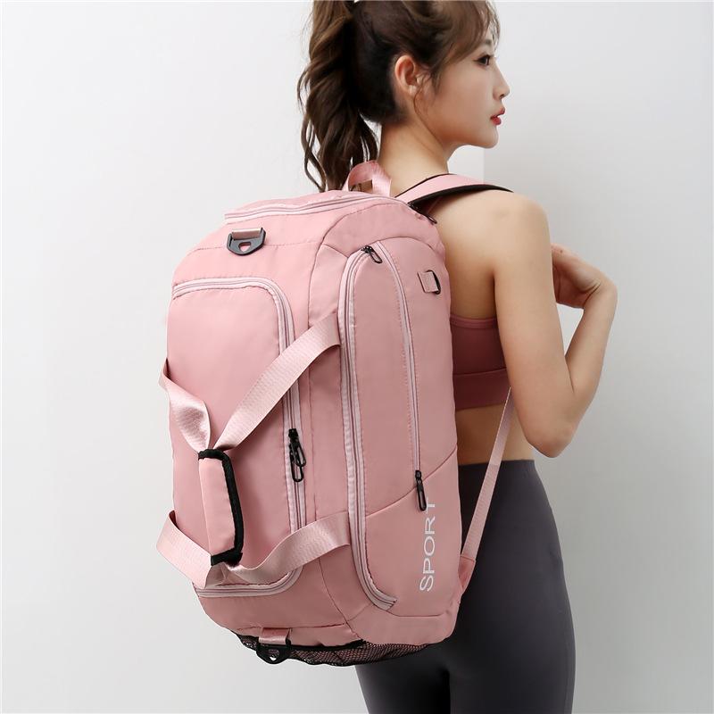 Travel Bag Yoga Fitness Training Bag Shoulder Short Business Trip Boarding Bag Outdoor Sports Birth Waiting Bag