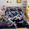 3D Flower Sea Bedding Set Flower Series Quilt and Pillow Case 2/3 Pieces AU180 * 210 Full Size Soft and Easy To Clean Home Decoration