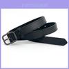 Fashion Womens Pu Leather Belt With Square Buckle For Casual And Business Wear