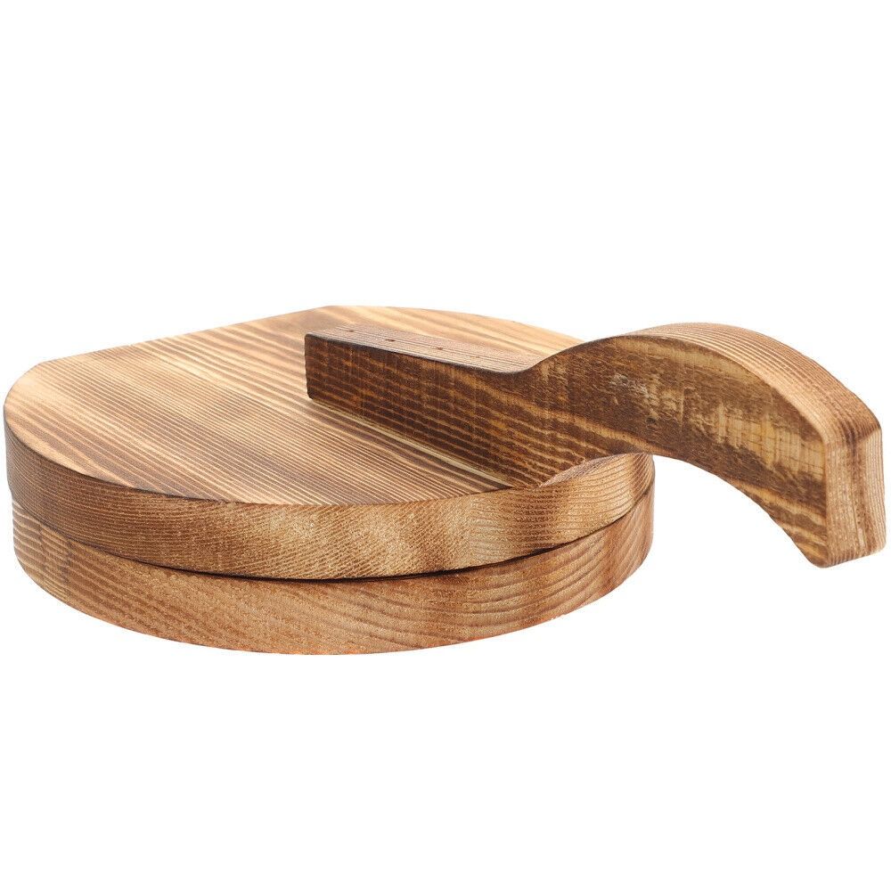 DIY Wooden Dumpling Wrapper Presser Pastry Tool Kitchen Baking Accessories Dough Presser Round Shape Chapati Presser Household