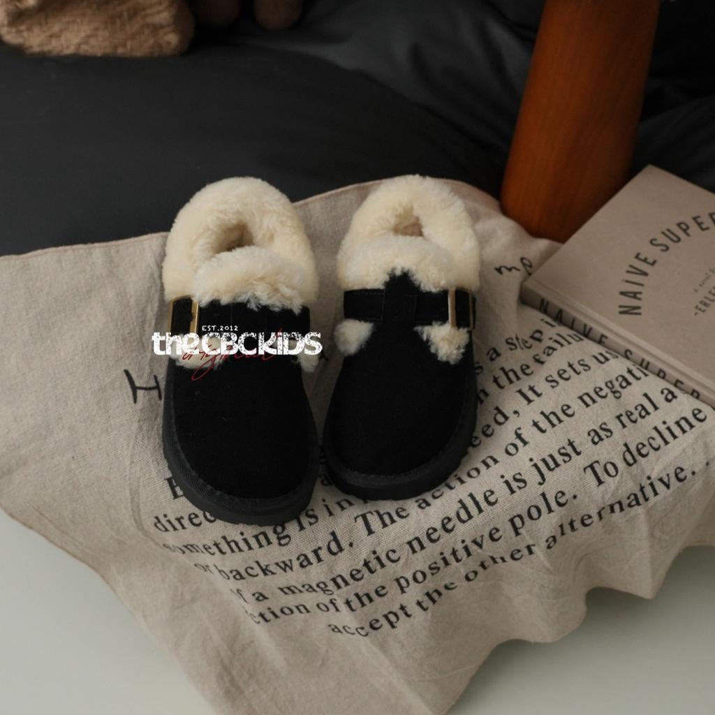 XSHX "Echtes Leder Birken" Kuh Velours Wolle Mund Kinder Schneestiefel Winter Jungen und Mädchen [Schuhe aus Wenzhou]