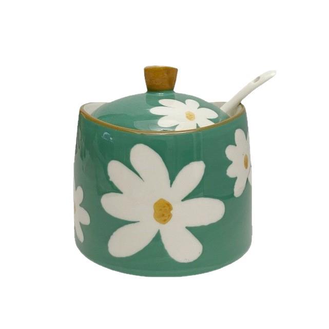Luxurious High-Value Ceramic Seasoning Jars: Heat-Resistant Lard, Chili Oil, Sugar & Salt Containers for Home Kitchen.