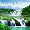 3D Wall Murals Waterfall Nature Landscape Wallpaper Living Room Sofa TV Backdrop Bedroom Wall Paper