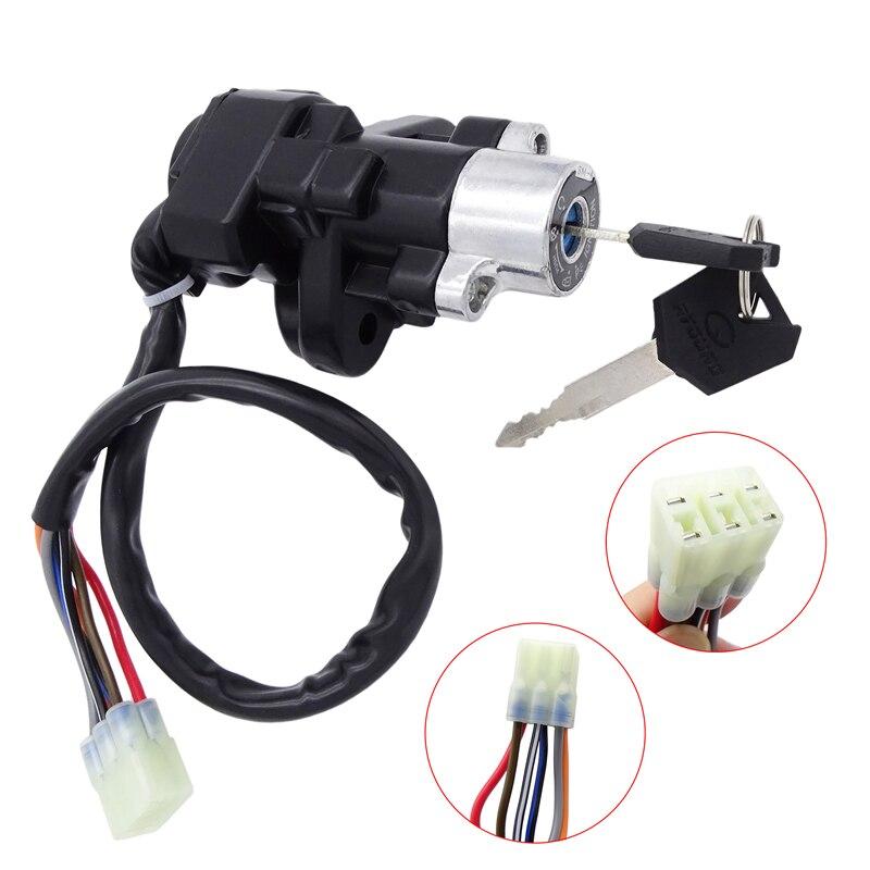 For SUZUKI GSXR1300 SV650 GSXR 600 750 1000 SV1000 K4-K7 Motorcycle Ignition Switch Lock Gas Tank Cap Cover Lockset Kit