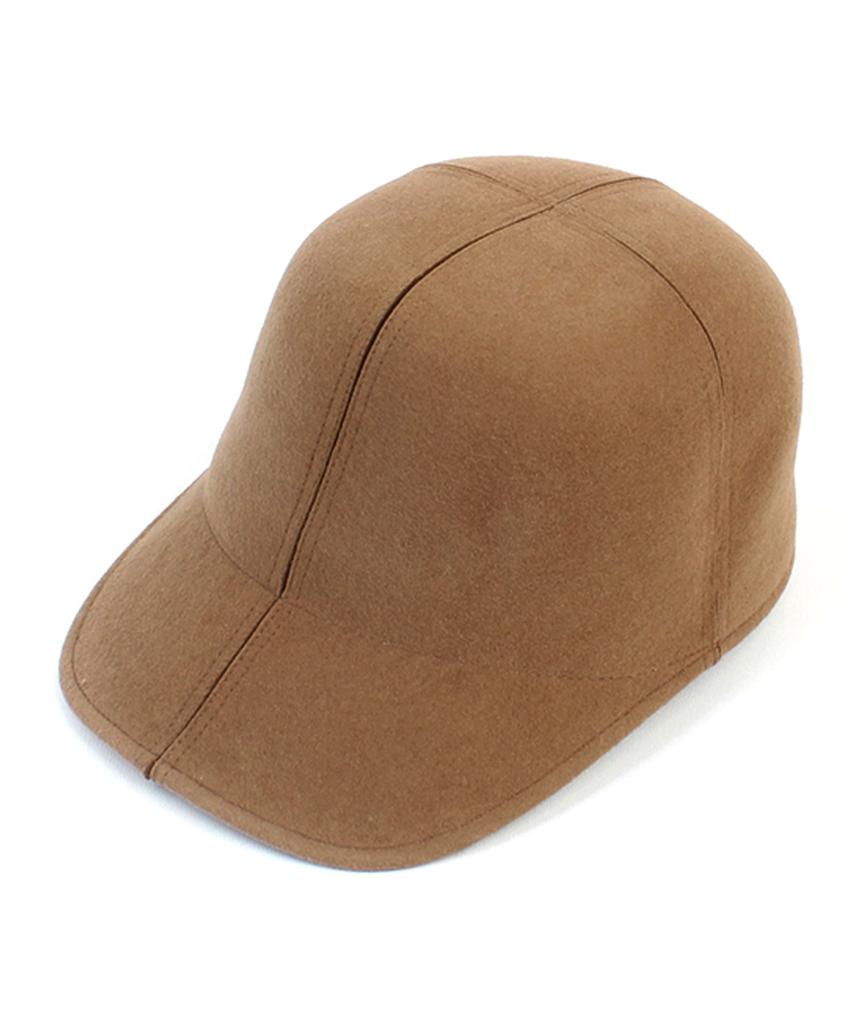 Yunibeosyeolkemiseuteuli Wool Beige Stitch Riding Cap