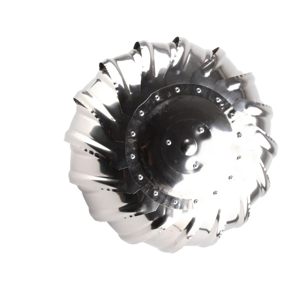 Takventilator Automatisk stillegående rustfritt stål rørmontering Takventilasjonsvifte Vindturbiner Luft