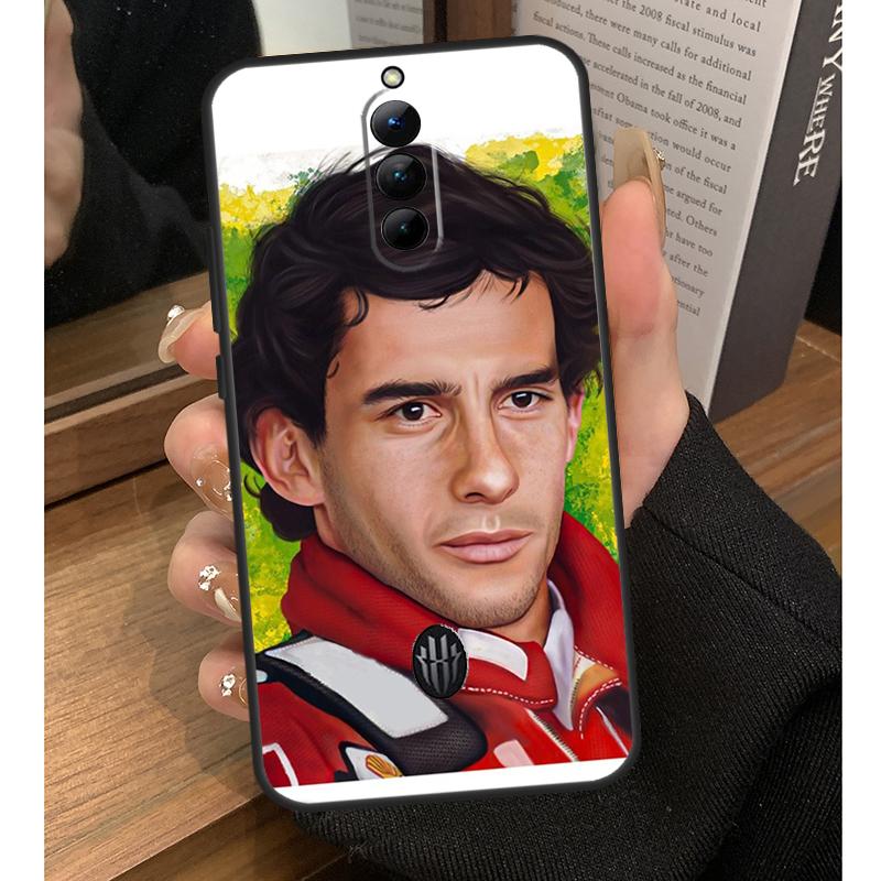 Racing Ayrton Senna Case For Nubia Red Magic 10 Pro Plus 6 7 Pro 6S 7S 5G 6R RedMagic 9S 8S 8 9 Pro Plus Coque