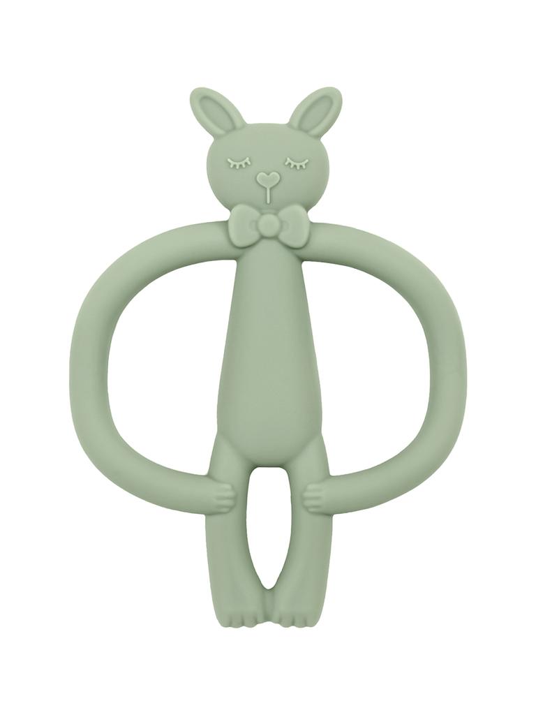 Color Kids 1PCS Silicone Teether Toys Baby Nursing Teether Gifts Newborn Cartoon Rabbit Teether Toys Teething Infant Chewing Toy