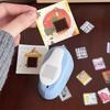 Hul- og prægeværktøj, Stempel Manuel Prægning Dekorativ Stanser, Velegnet til Scrapbooking, Dagbøger, Kortfremstilling