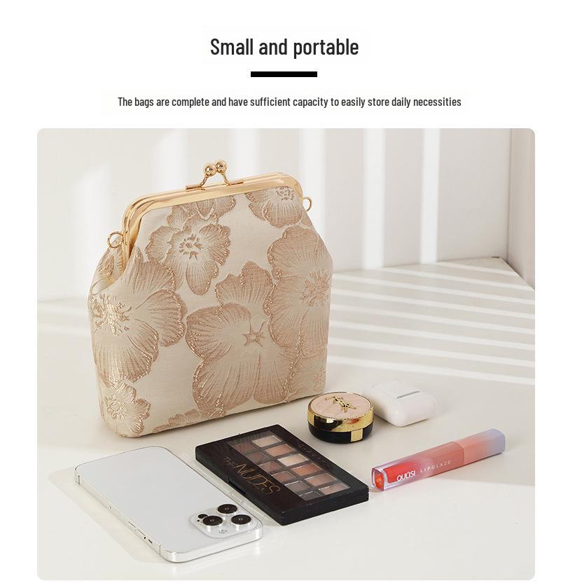 Elegant Pearl Chain Cheongsam Bag: Stylish Hanfu-Inspired Crossbody for Women