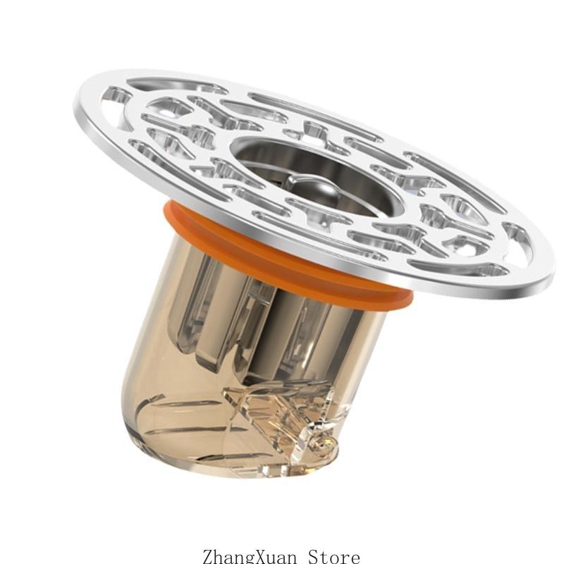 

Bathroom Round Shower Floor Drain Antiodor Drainer Shower Strainer Cover 3XUF CN