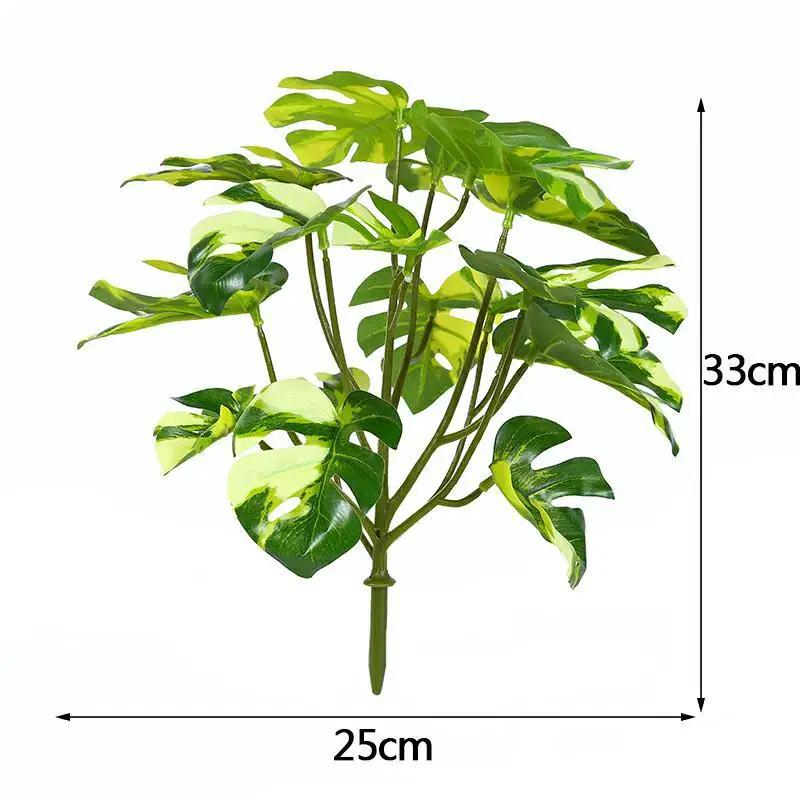 Artificial Plant Turtle Back Leaves Green Dill Leaf Small Fake Plant Living Room Office Desk Balcony Decoration Home Garden Deco