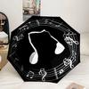 Music Notes Piano Keys Umbrella 8-Frame for Travel, camping, Casual Lightweight Portable Umbrella, Essential for every family Holidays Gift