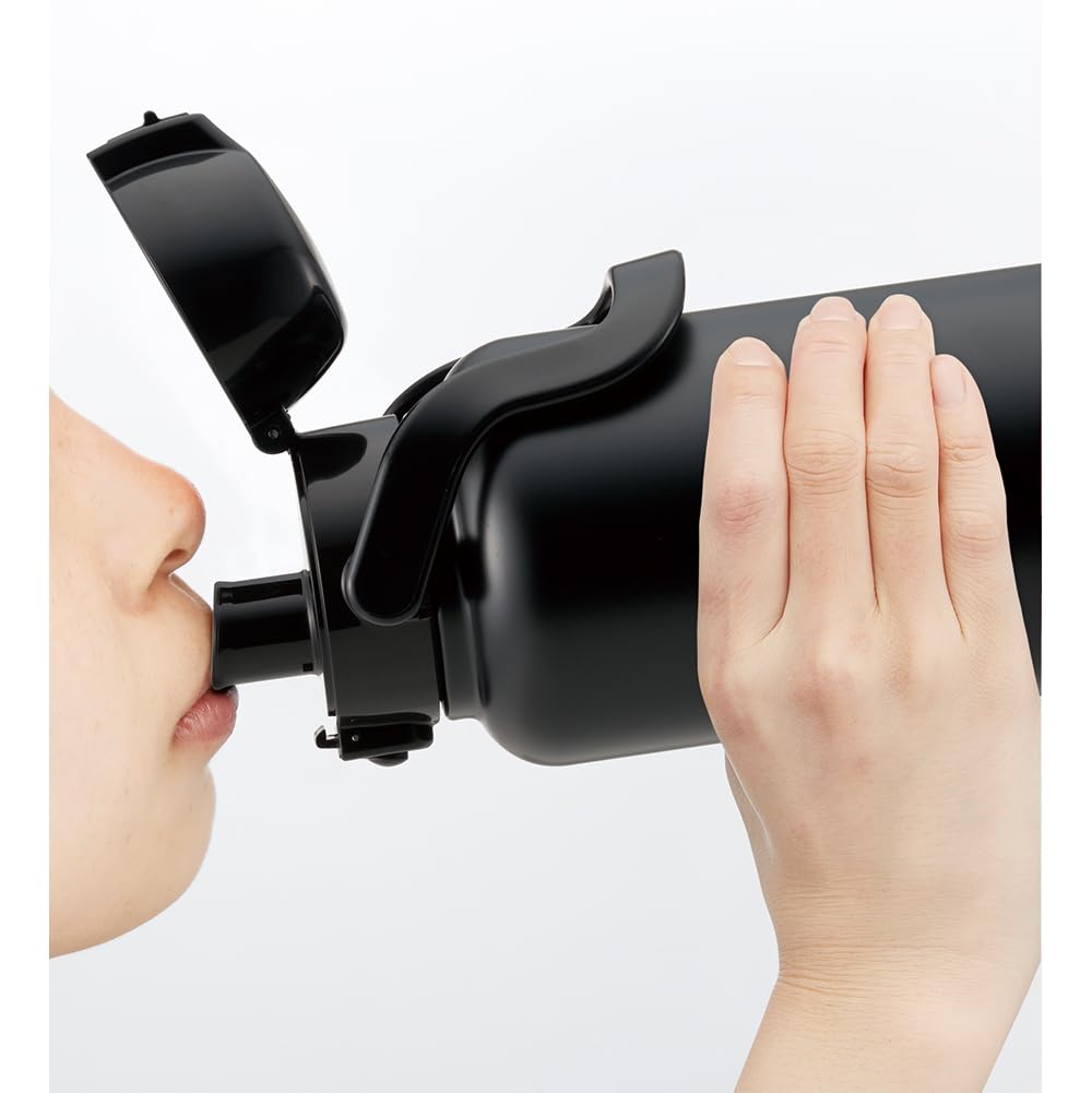 Champion Direct Drinking Bottle with STD15H One-Push Handle, 1500ml, Black,