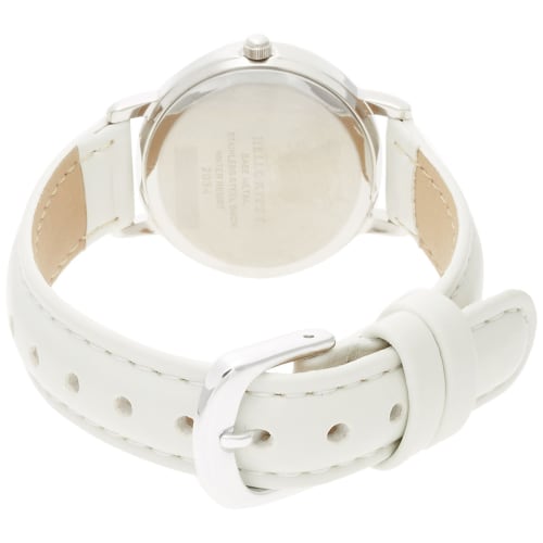 Citizen Q&Q Analogové hodinky Hello Kitty s koženým řemínkem, bílé, HK07-131, dámské