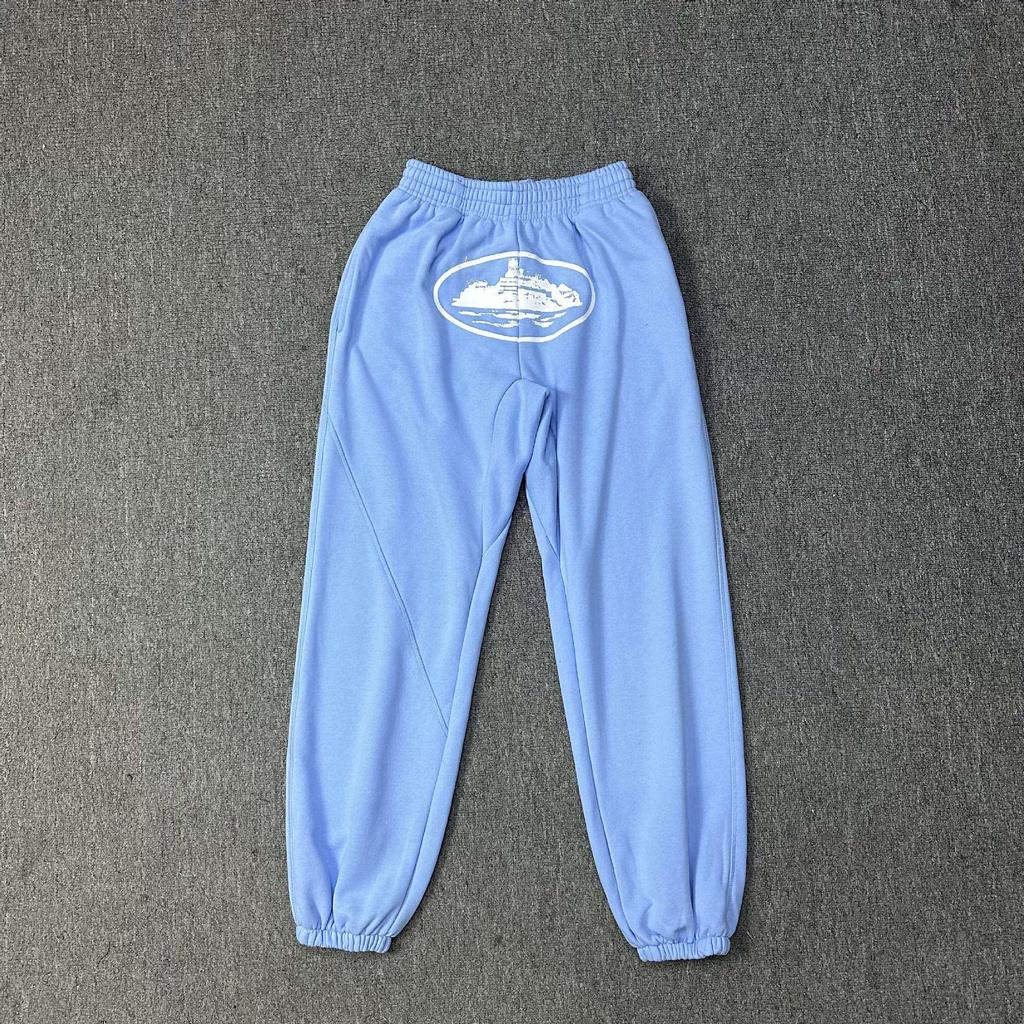 Alcatraz Ship Black Print Hip Hop Hoodie & Seven-Color Sweatpants Set