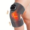 Masajeador versátil para rodillas y piernas con calor y vibración ajustables. Recargable por USB. Ideal para rodillas, hombros y codos.