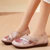Shoes women's new women's shoes ethnic style polyurethane old Beijing cloth shoes one pedal mother shoes versatile single shoes