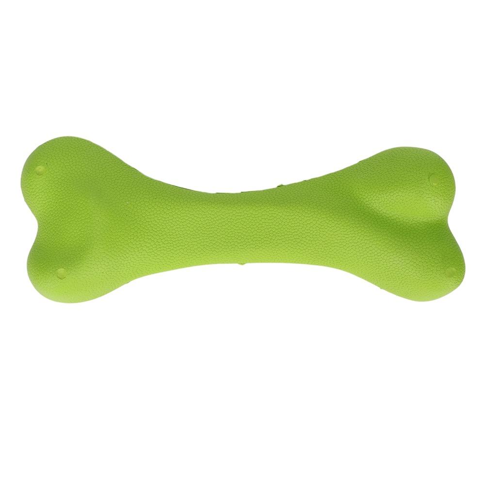 Wear Tough Rubber Chew Toy Bone Shaped Snack Dispensing Toy Puppy Teething Care