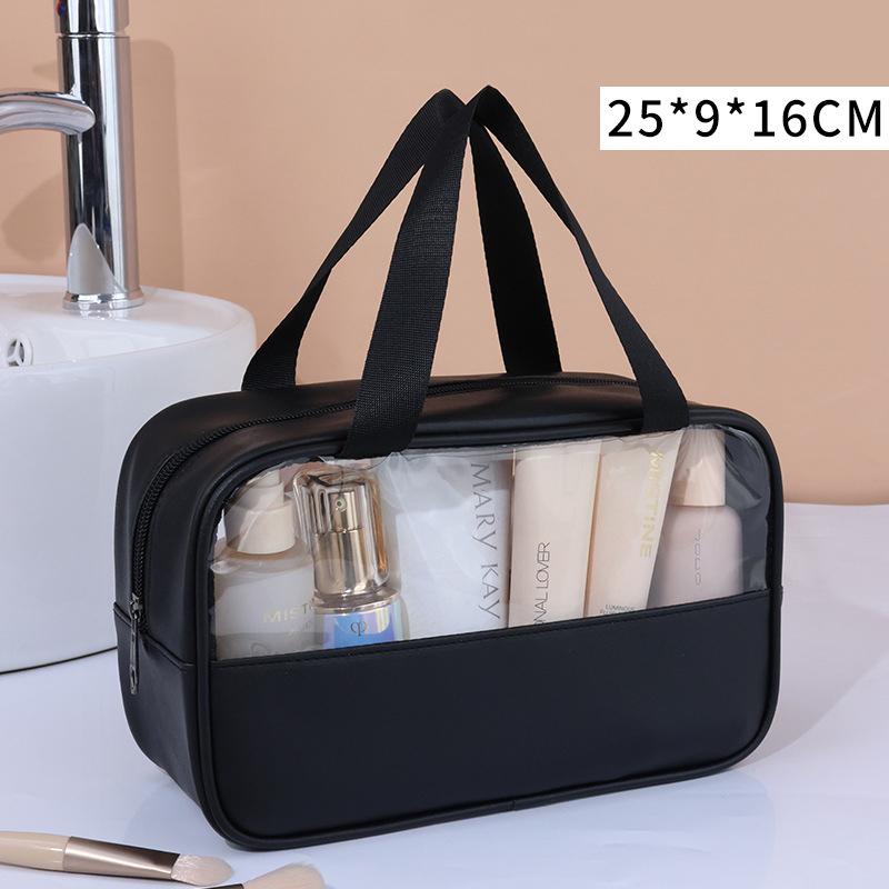 Portable Travel Cosmetic Bag Women Transparent Makeup Bags Large Capacity Bath Wash Bag Multifunction Waterproof Storage Case