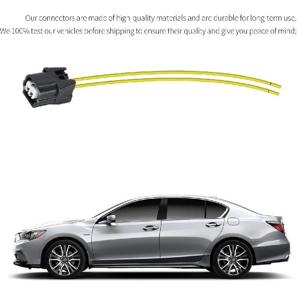 HiSport Coolant Temperature Sensor Connector Repair Harness Compatible with Honda Accord Civic Acura 2006-2024 Temperature Sensor Connector Pigtail