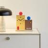 Creative Building Block Style Clock,Silent, Battery Powered,Unique Square Design,Perfect for Bedroom or Study Decor, Bedroom Accessory