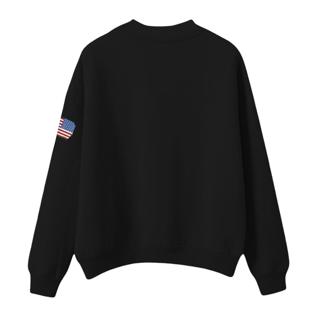 Women's Casual Fashion Round Neck Long Sleeve  Printed Sweatshirt