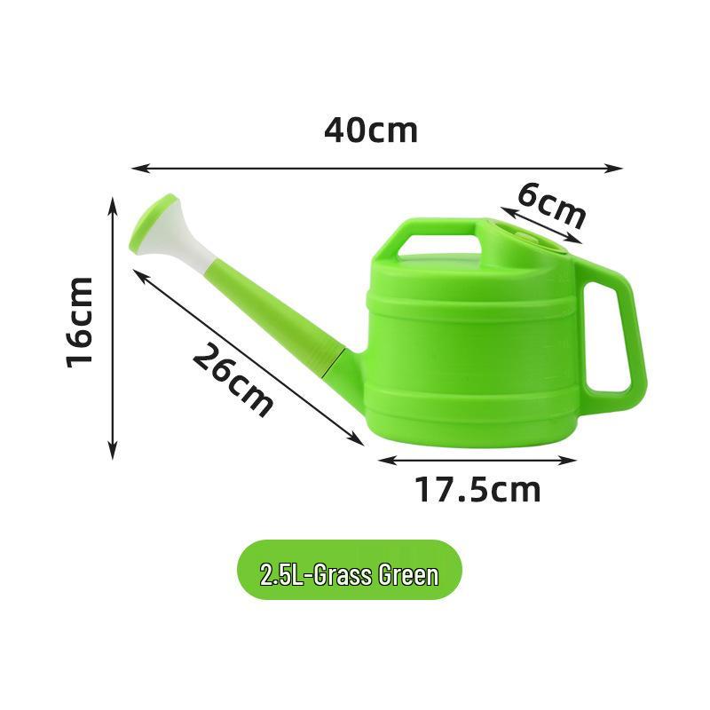 Large Capacity Long Spout Plastic Watering Can for Flowers and Vegetables
